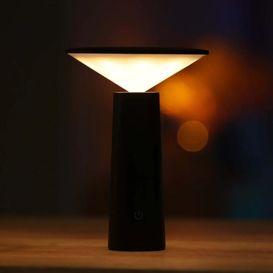 Bærbar LED Bordlampe med Justerbar Lys og Genopladning