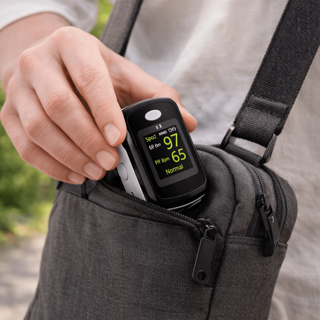 Bærbar Oximeter Monitor – Hurtig og Nøjagtig Sundhedstjek