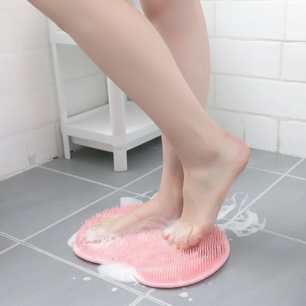 Effektiv Silikone Skrubbemåtte med Sugekopper til Spa-oplevelse