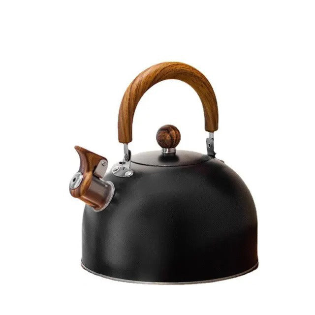 Elegant stålvattenkokare med visselpipa | Justerbar | 2,5 l/3 l