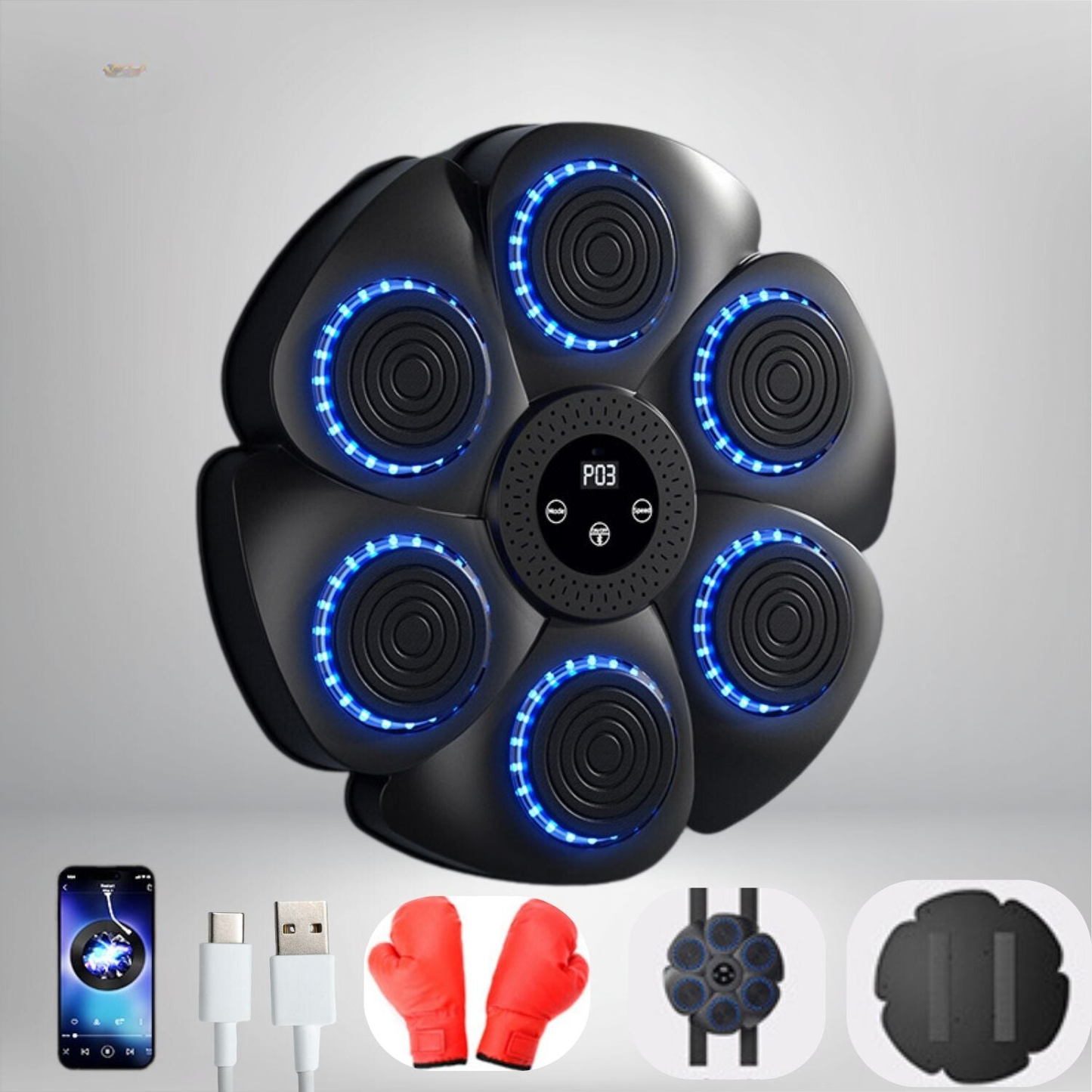 Interaktiv Boxetræner med Bluetooth til Hjemmet