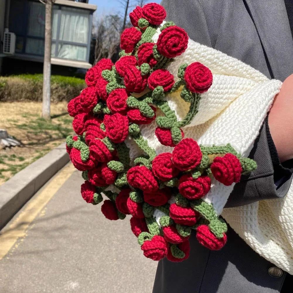 Luksuriøst 3D Rosen Tæppe – Forvandl Dit Rum Elegant