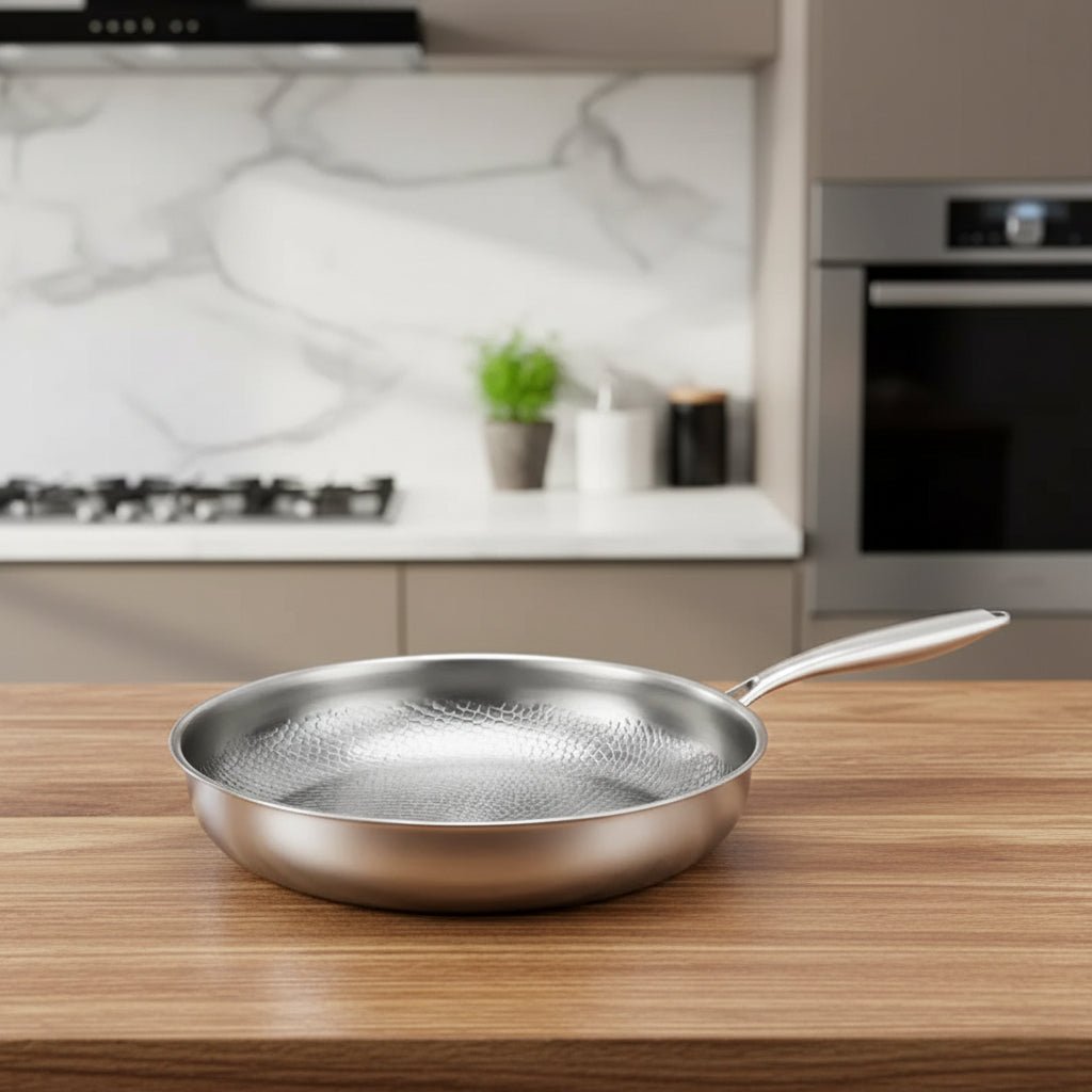 Titaniumstekpanna för Induktion - Perfekt Non-Stick Effekt