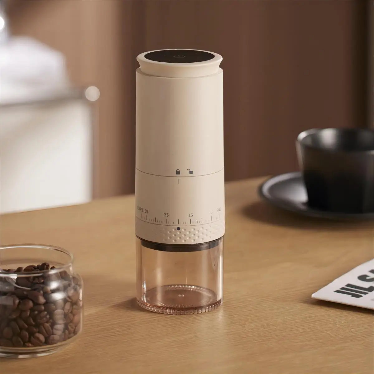 Genopladelig Kaffekværn med Justerbare Indstillinger