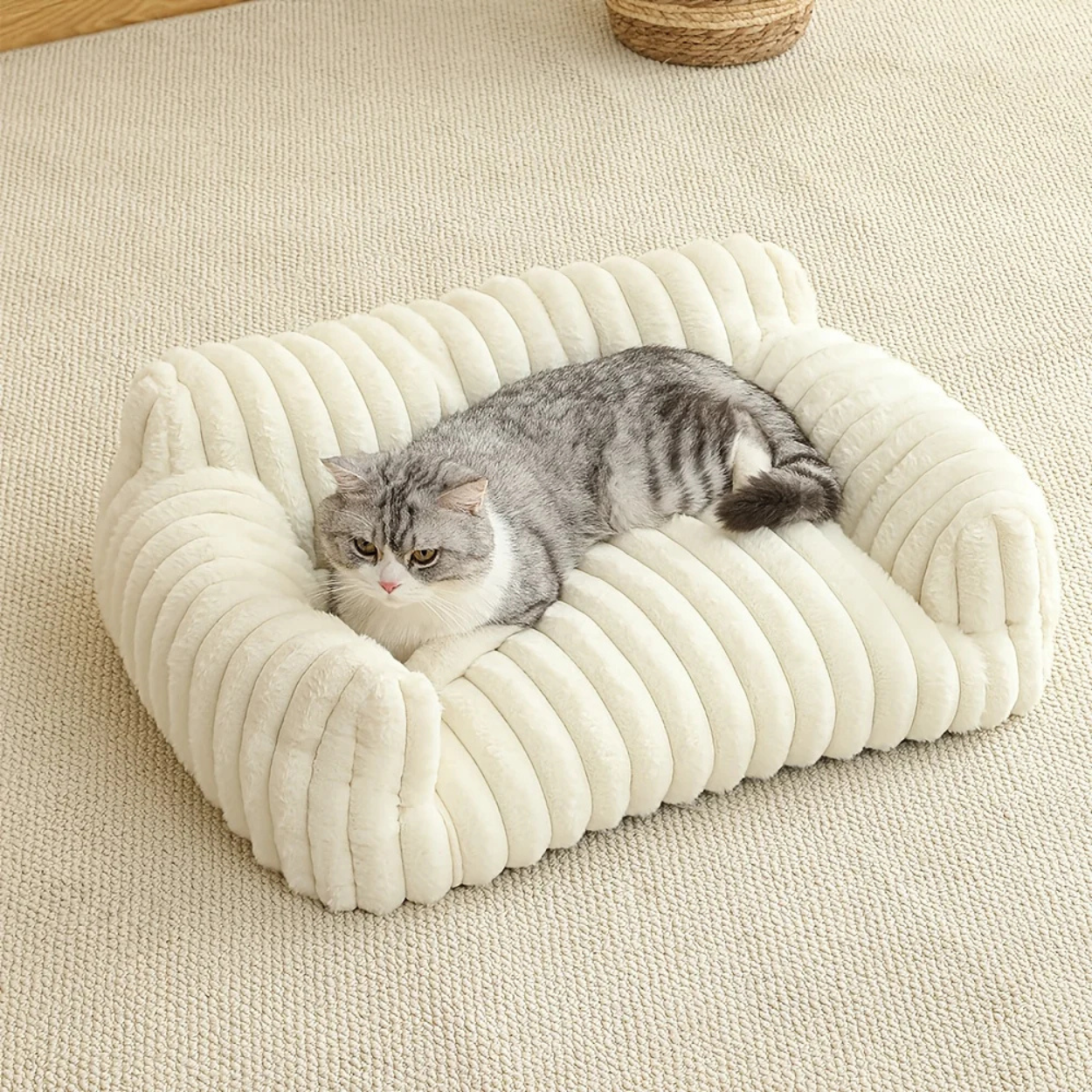Luksuriøs og Støttende Katte Sofa til Ultimativ Komfort