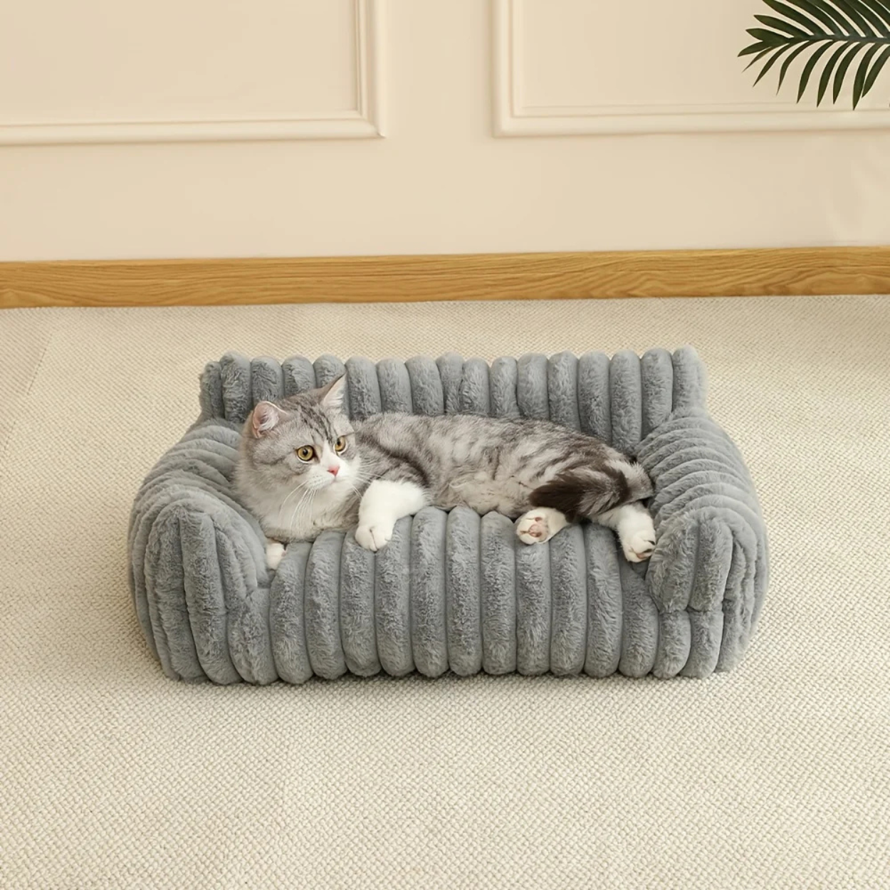 Luksuriøs og Støttende Katte Sofa til Ultimativ Komfort