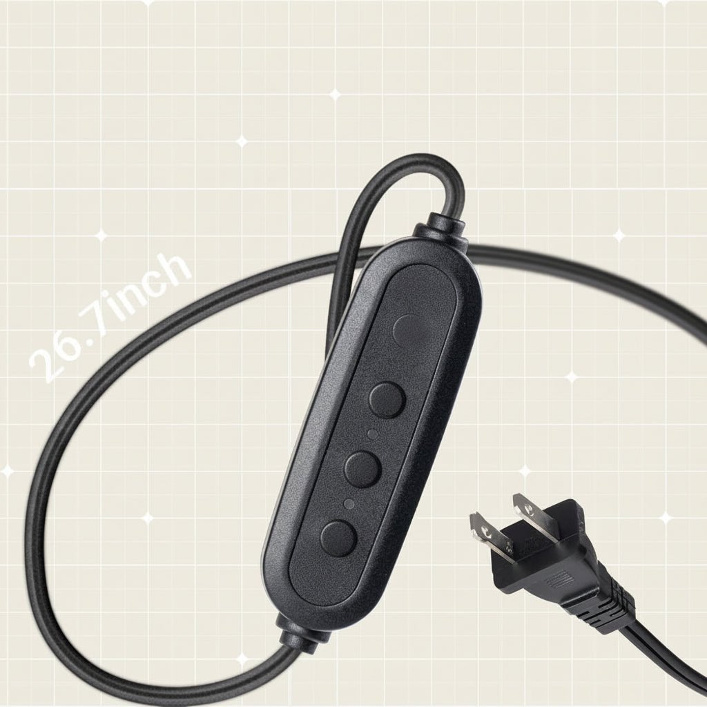 Elektrisk Duftlampe med Justerbart Lys og Sikker Voksopvarmning