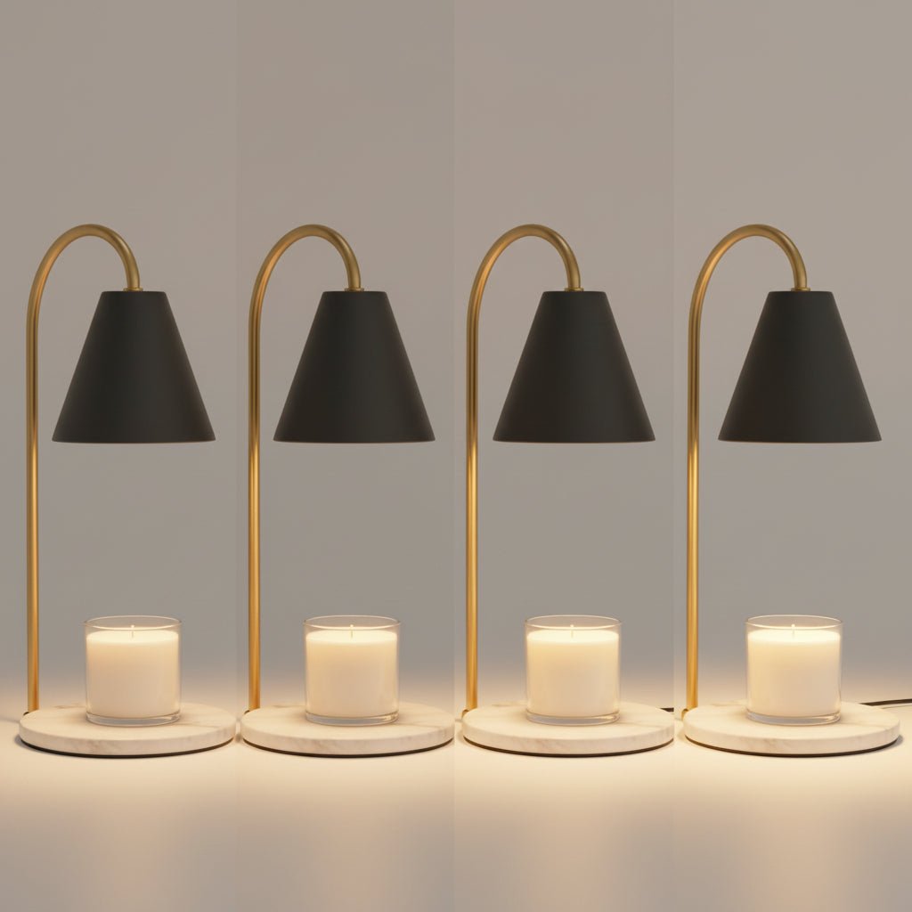 Elektrisk Duftlampe med Justerbart Lys og Sikker Voksopvarmning