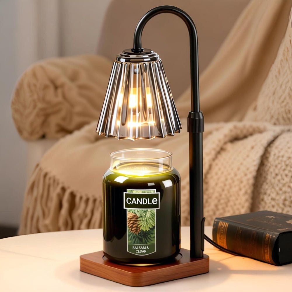 Elektrisk Duftlampe med Justerbart Lys og Sikker Voksopvarmning