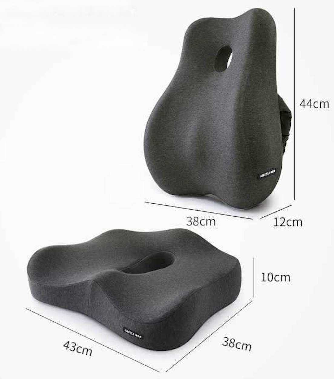 Ergonomisk Sædehynde med Memory Foam til Optimal Rygstøtte