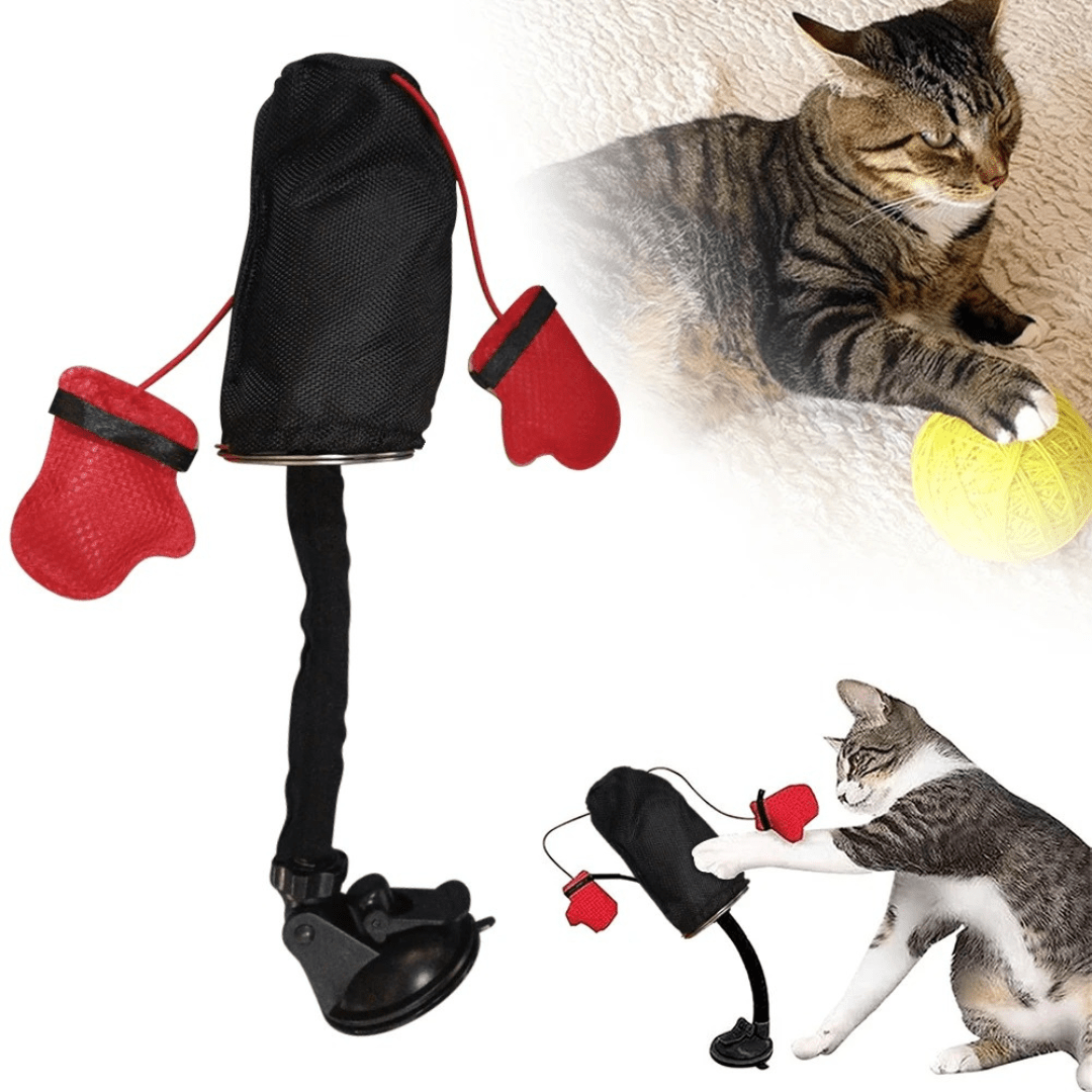 Katteleg Punching Bag - Aktiv Sjov og Motion for Din Kat