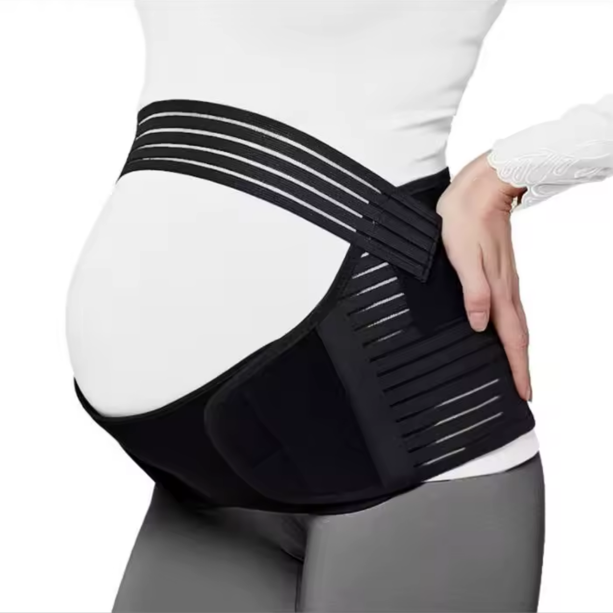 Flexibelt 3-i-1 Graviditetsbälte för Komfort och Stöd