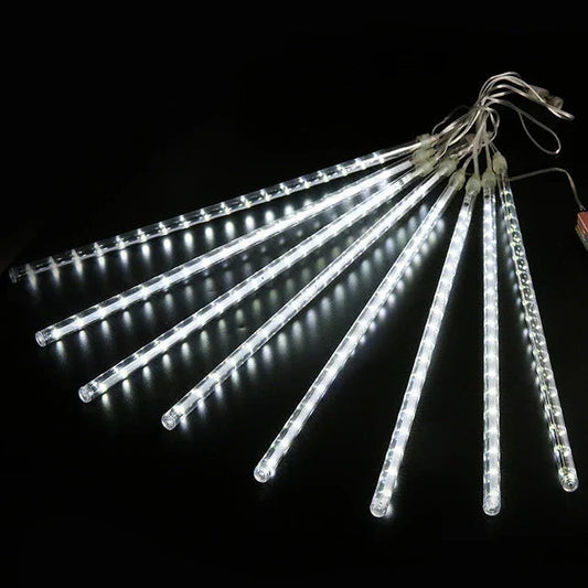 Fascinerande LED-meteorbelysning för utomhusbruk