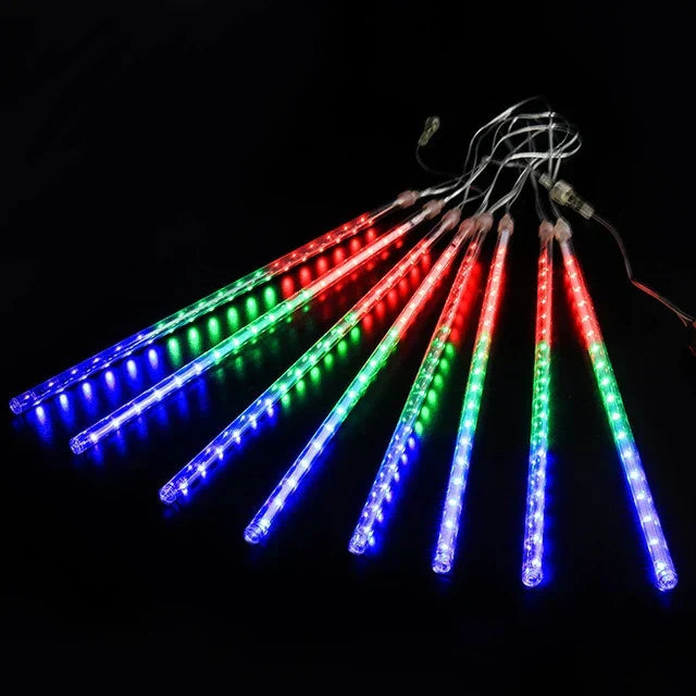 Fascinerande LED-meteorbelysning för utomhusbruk