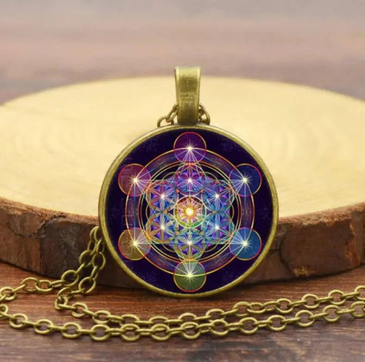 Metatrons Terning Chakra Vedhæng