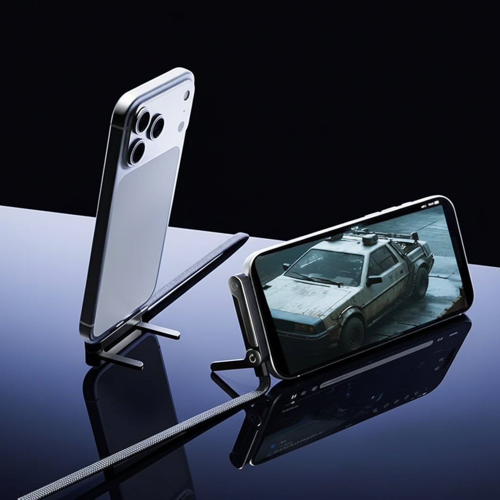 USB C Opladningskabel med Indbygget Telefonholder