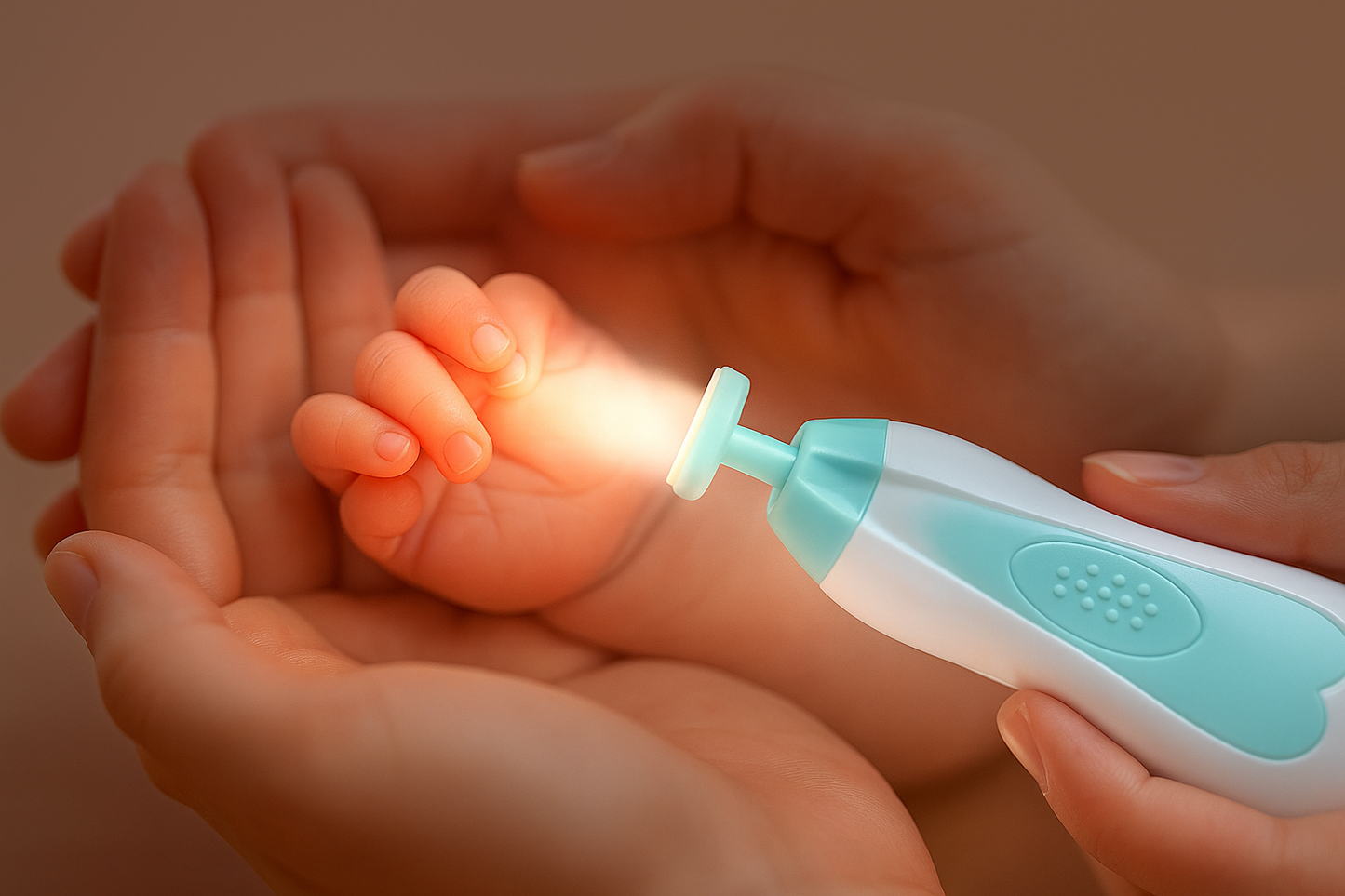 Elektrisk Nagelfil för Baby - Säker och Skonsam Nagelvård