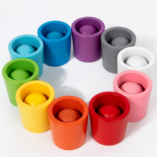 Montessori Farve & Form Læresæt - Stimulerer Kreativ Læring