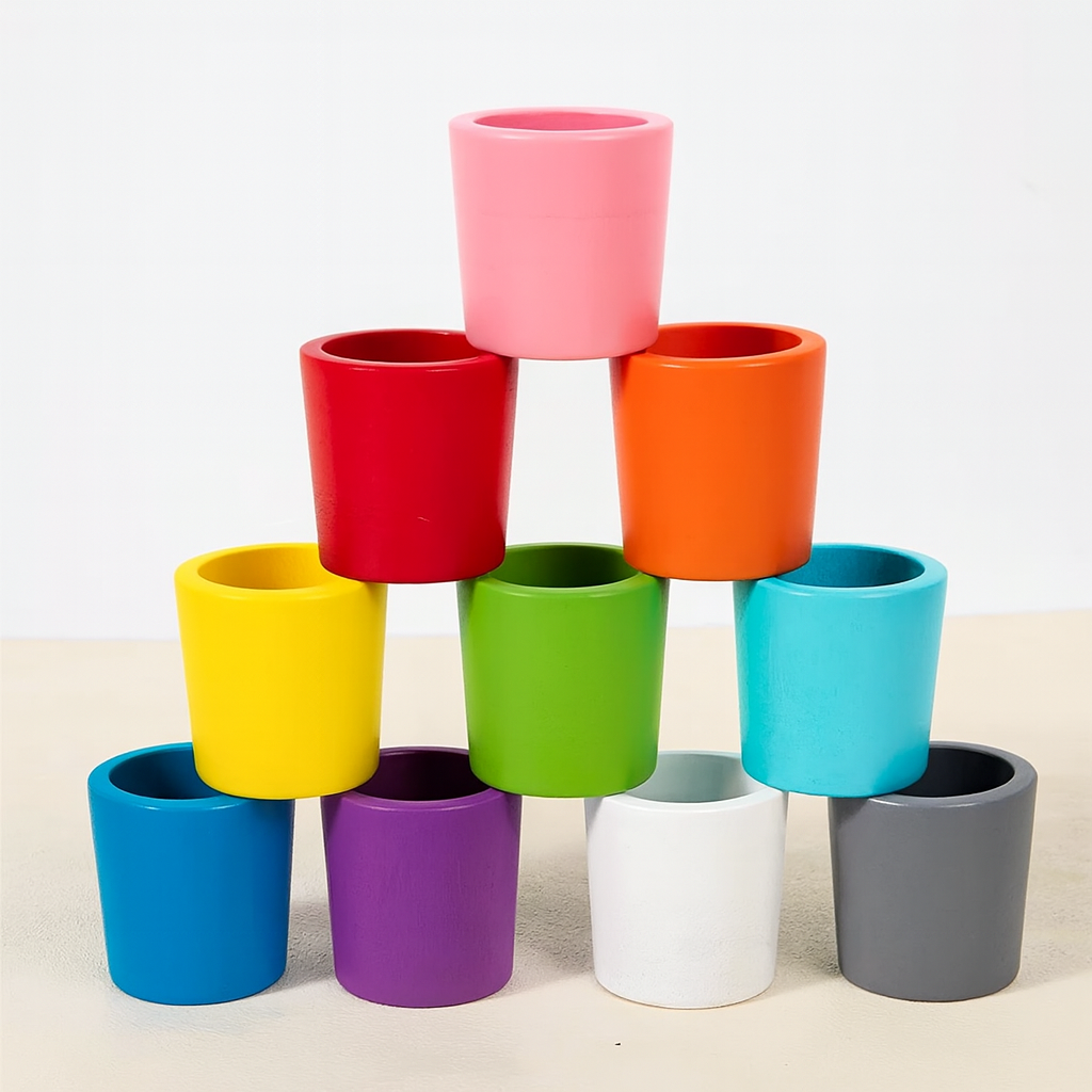 Montessori Färg & Form Lärset - Stimulerar Kreativt Lärande