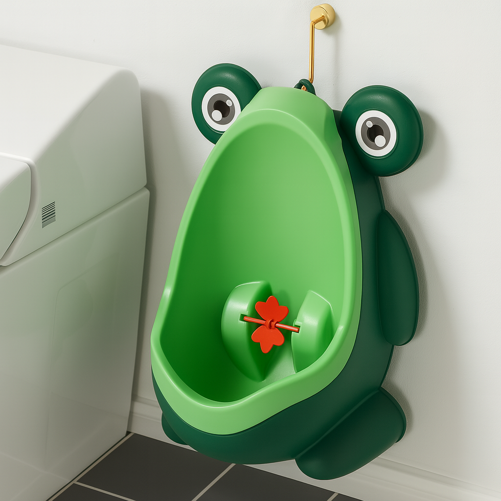 Rolig Groda Toaletträningsurinal - Hygienisk och Justerbar