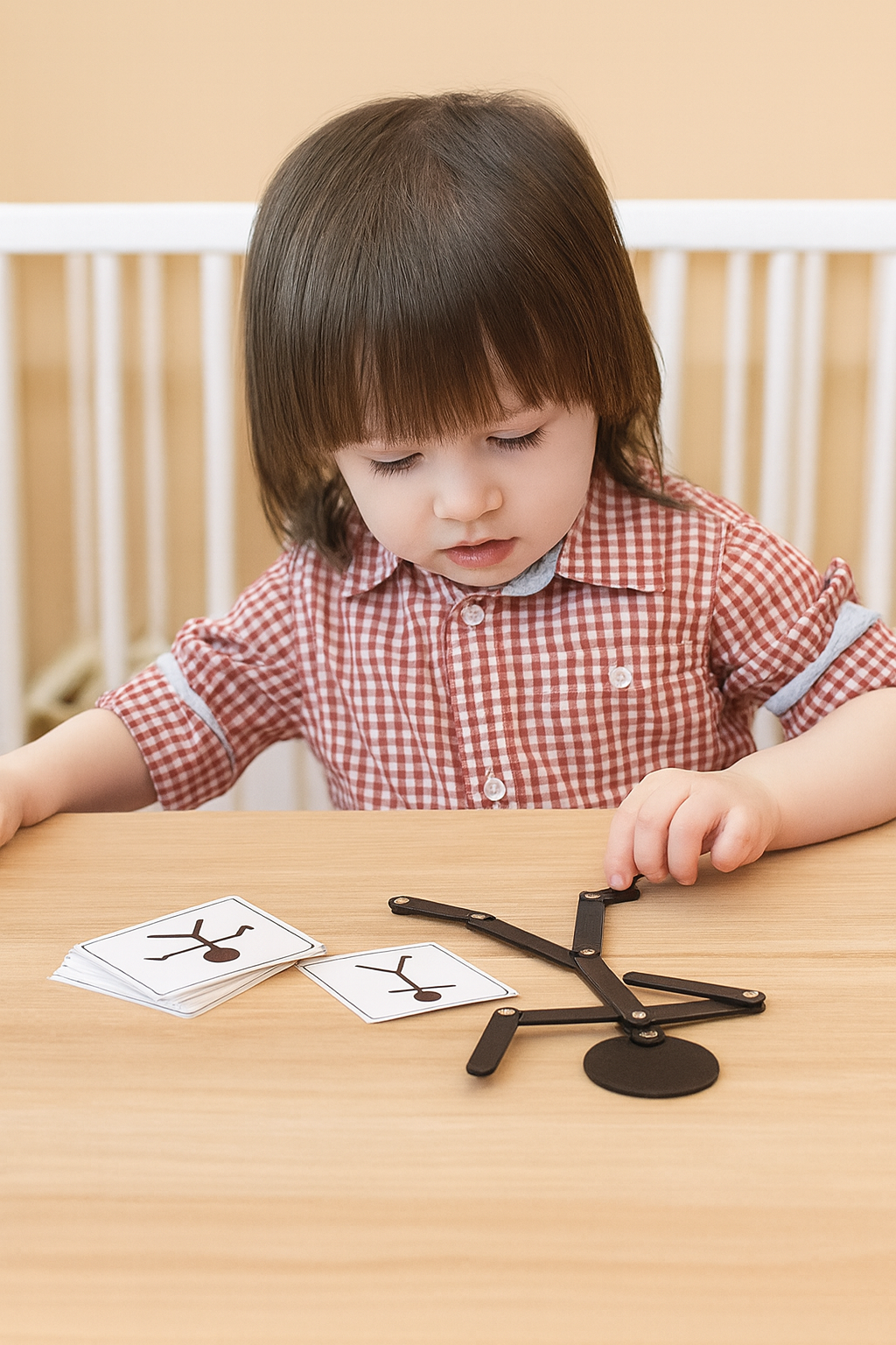 Kreativt Montessori-pussel för Barn - Lär & Lek