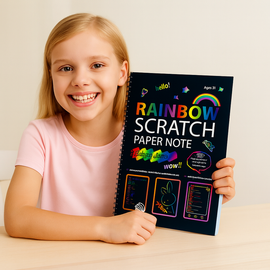 Magisk Regnbue Scratch Art: Kreativitet uden Rod