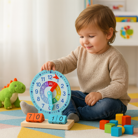 Montessori Ur til Børn – Lær Tid med Leg og Læring