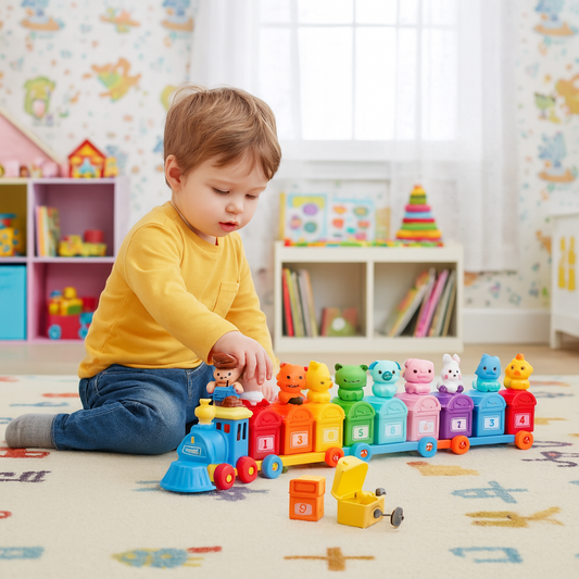 Montessori Taltog: Læring Gennem Leg med Dyr & Tal