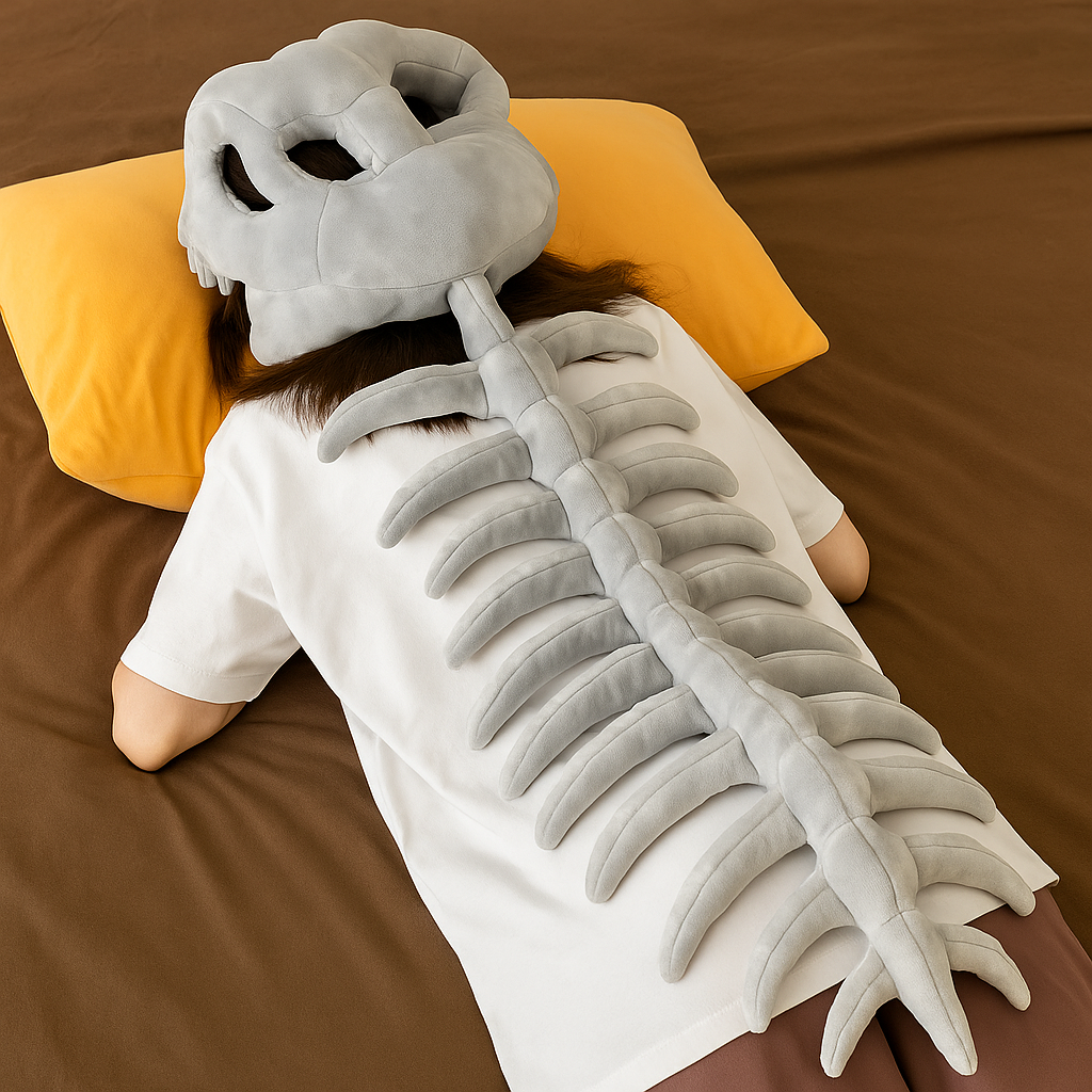 Blødt Dinosaur Skeletkostume til Fantasifuld Leg og Komfort