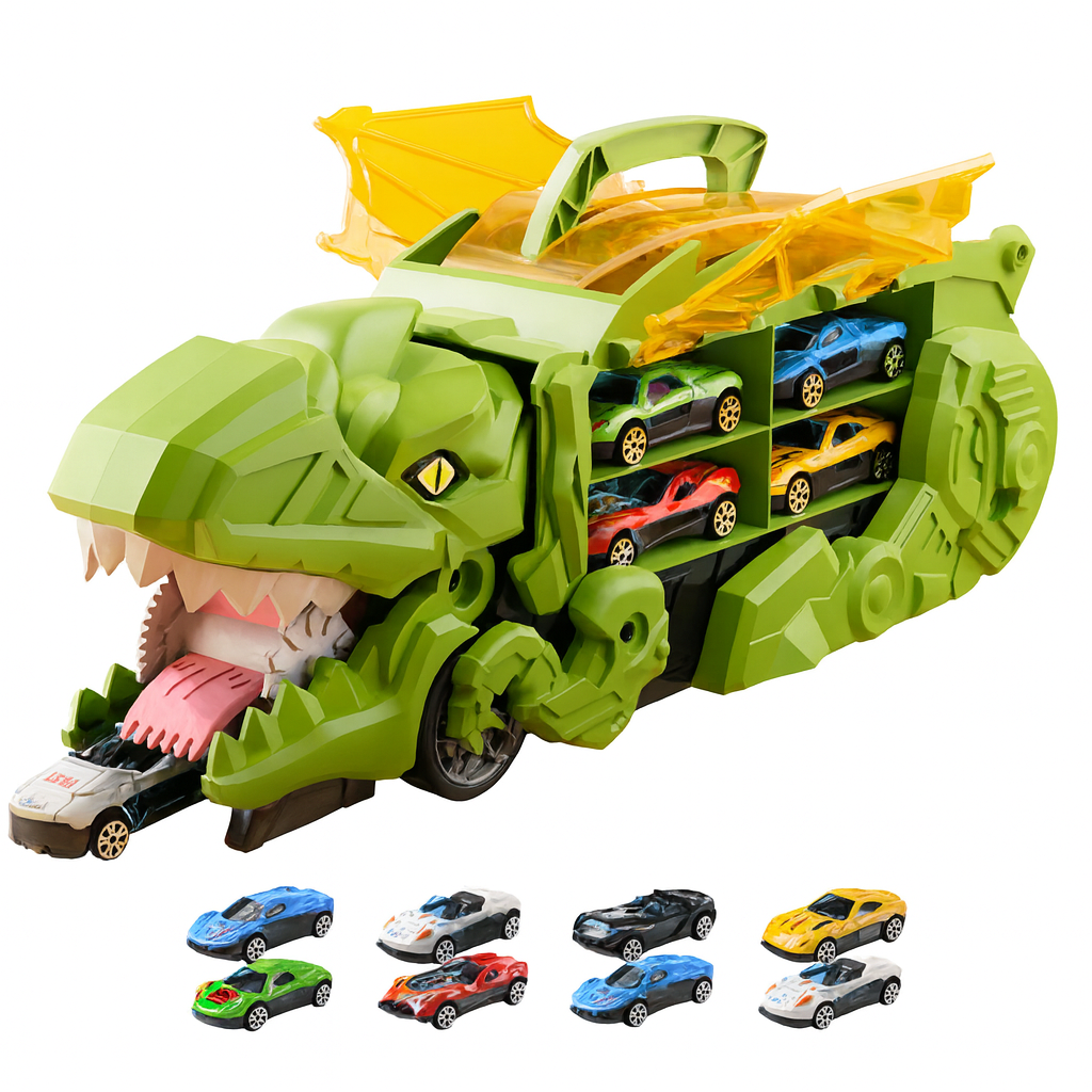 Biltransport med dinosaurdesign – kul och lärorikt i ett