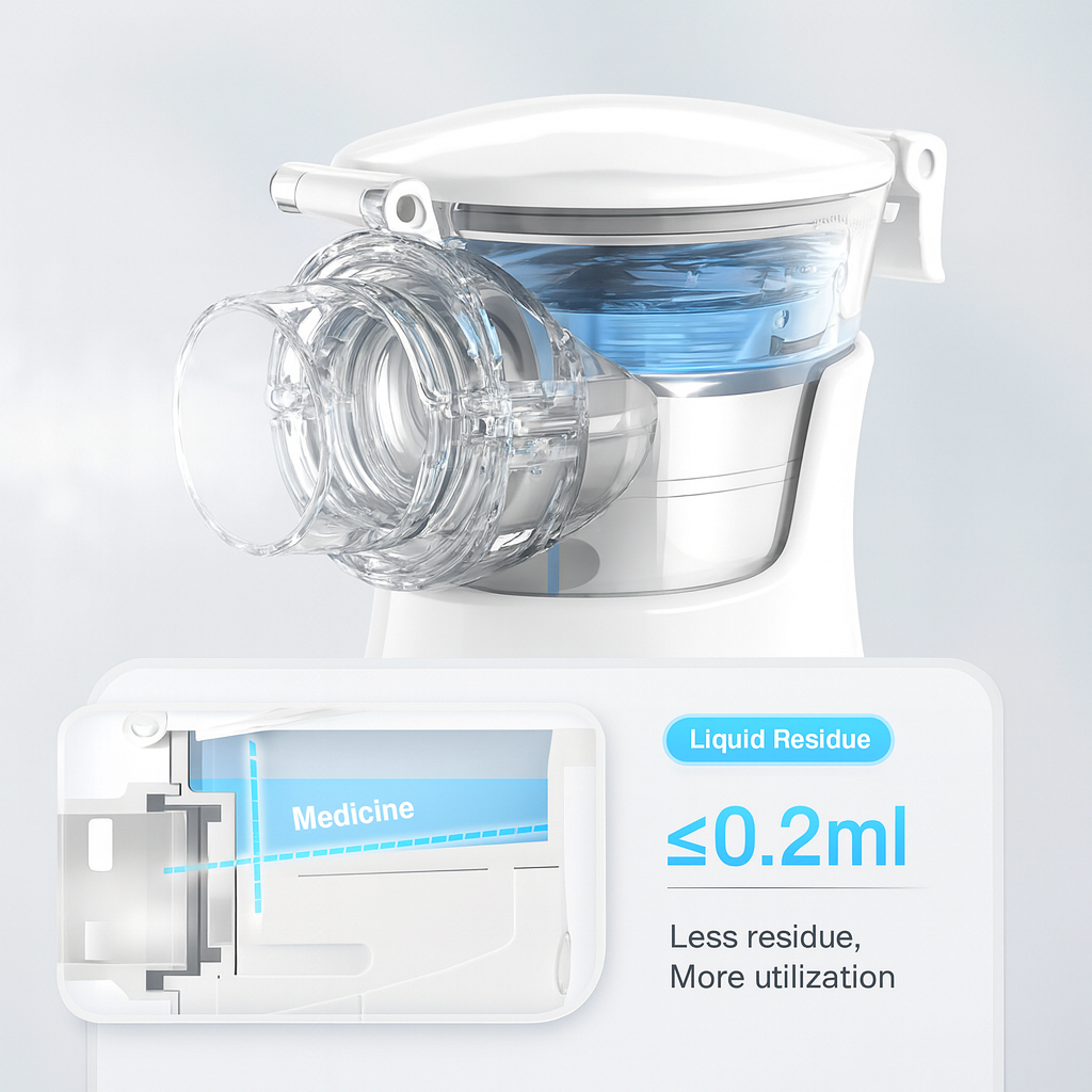 Bærbar Medicinsk Inhalator: Effektiv Lungebehandling