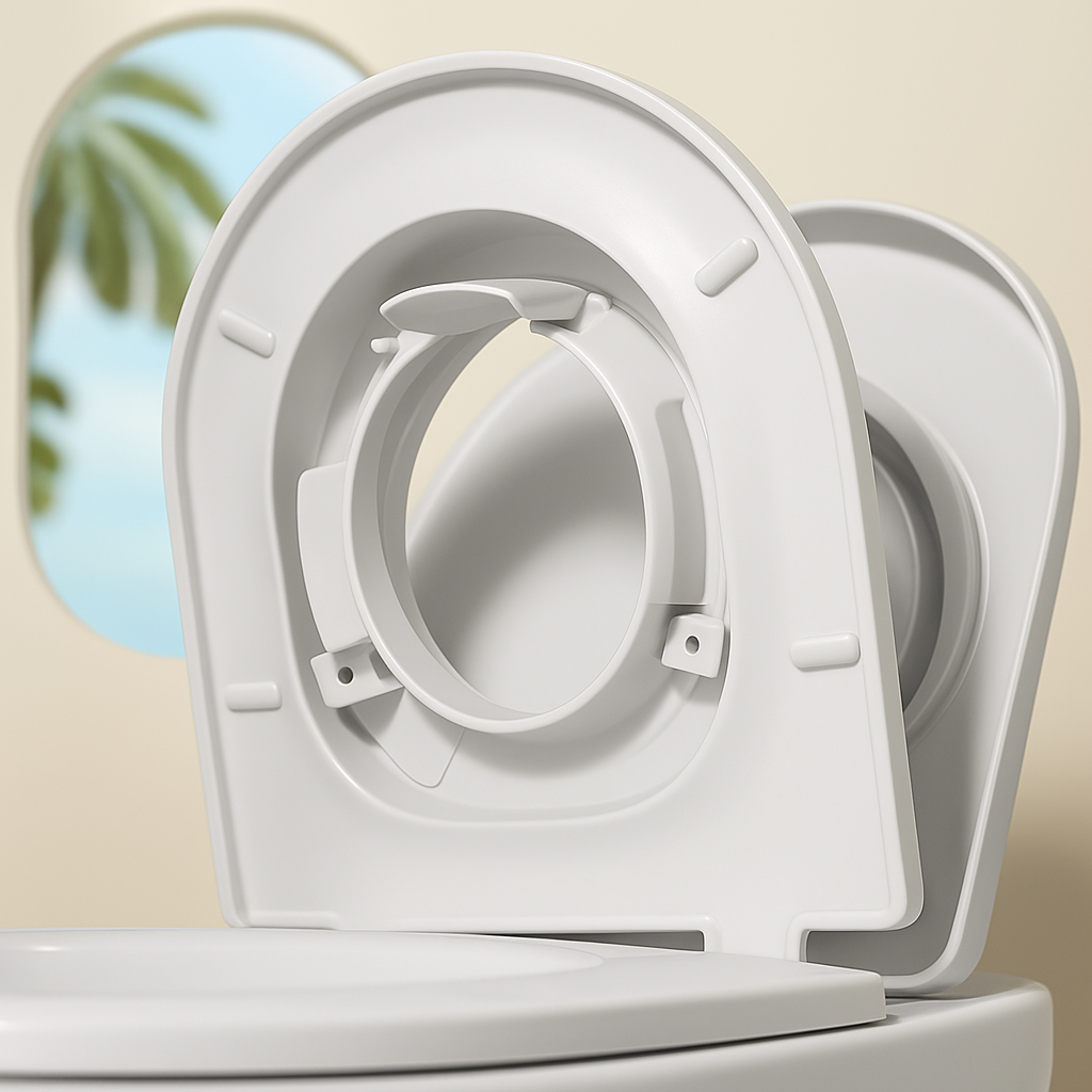 Børne Toilettræningssæde med Armlæn – Sikker & Komfortabel