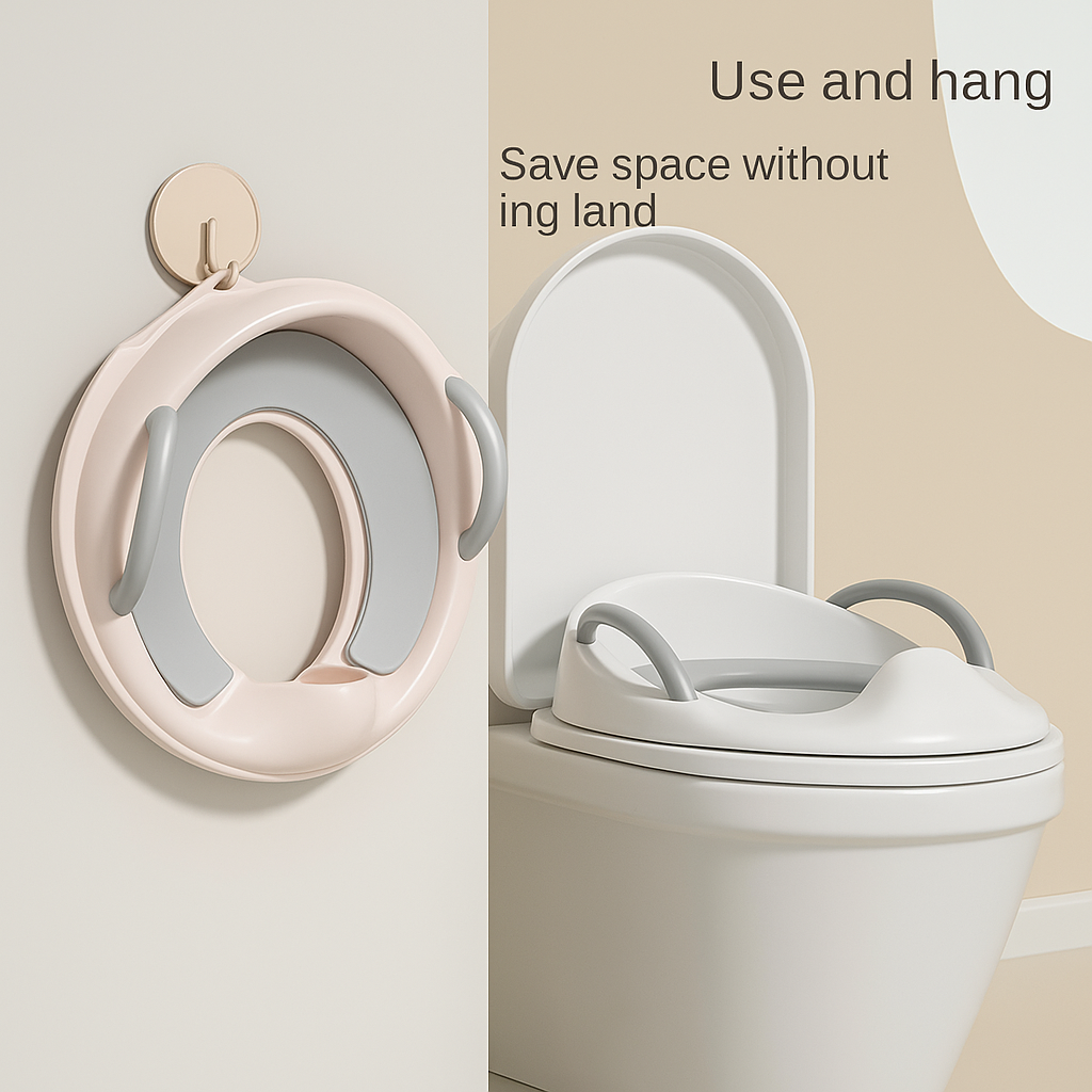 Børne Toilettræningssæde med Armlæn – Sikker & Komfortabel
