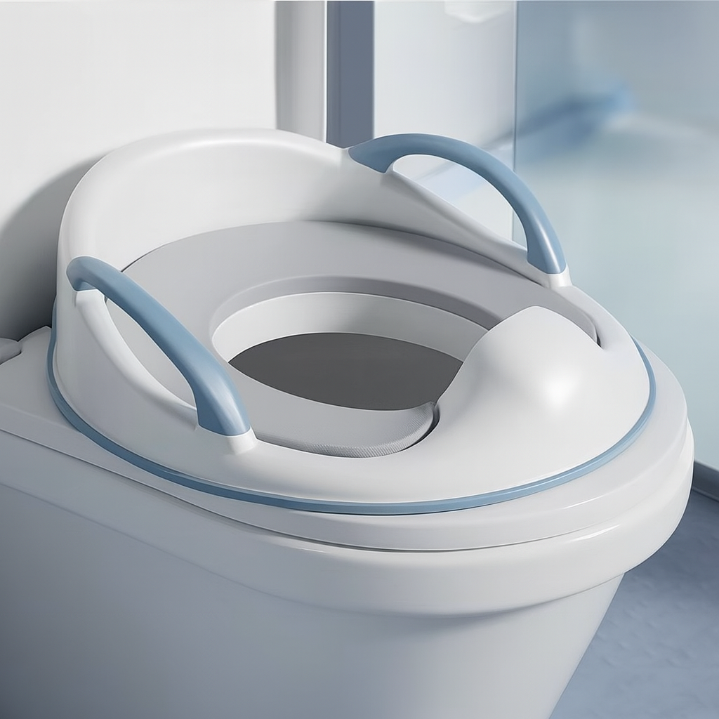 Børne Toilettræningssæde med Armlæn – Sikker & Komfortabel