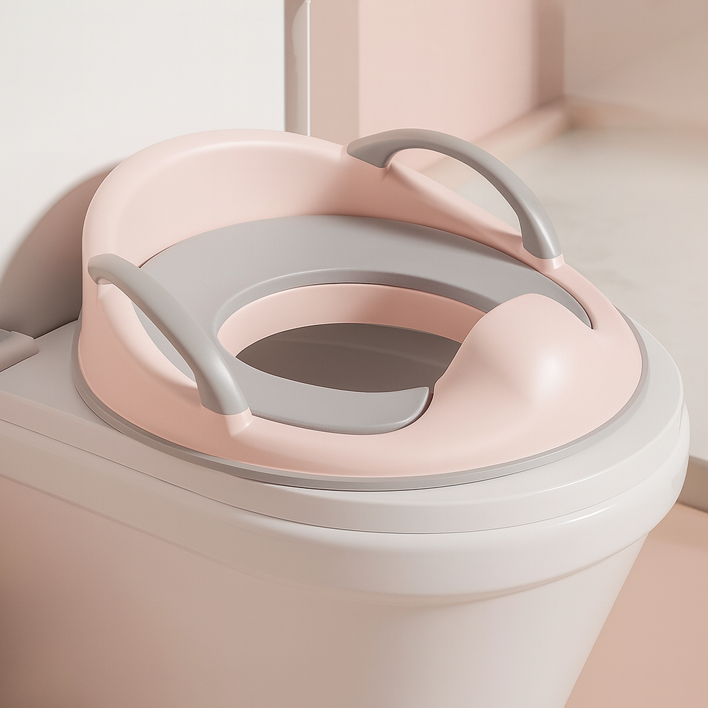 Børne Toilettræningssæde med Armlæn – Sikker & Komfortabel