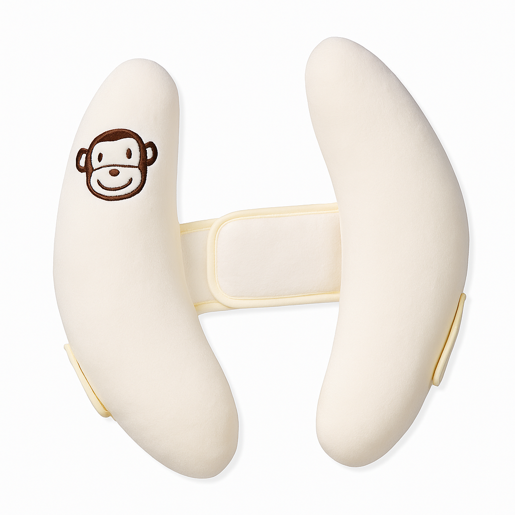 Ergonomisk Bananpude til Børn – Blød Støtte og Tryghed