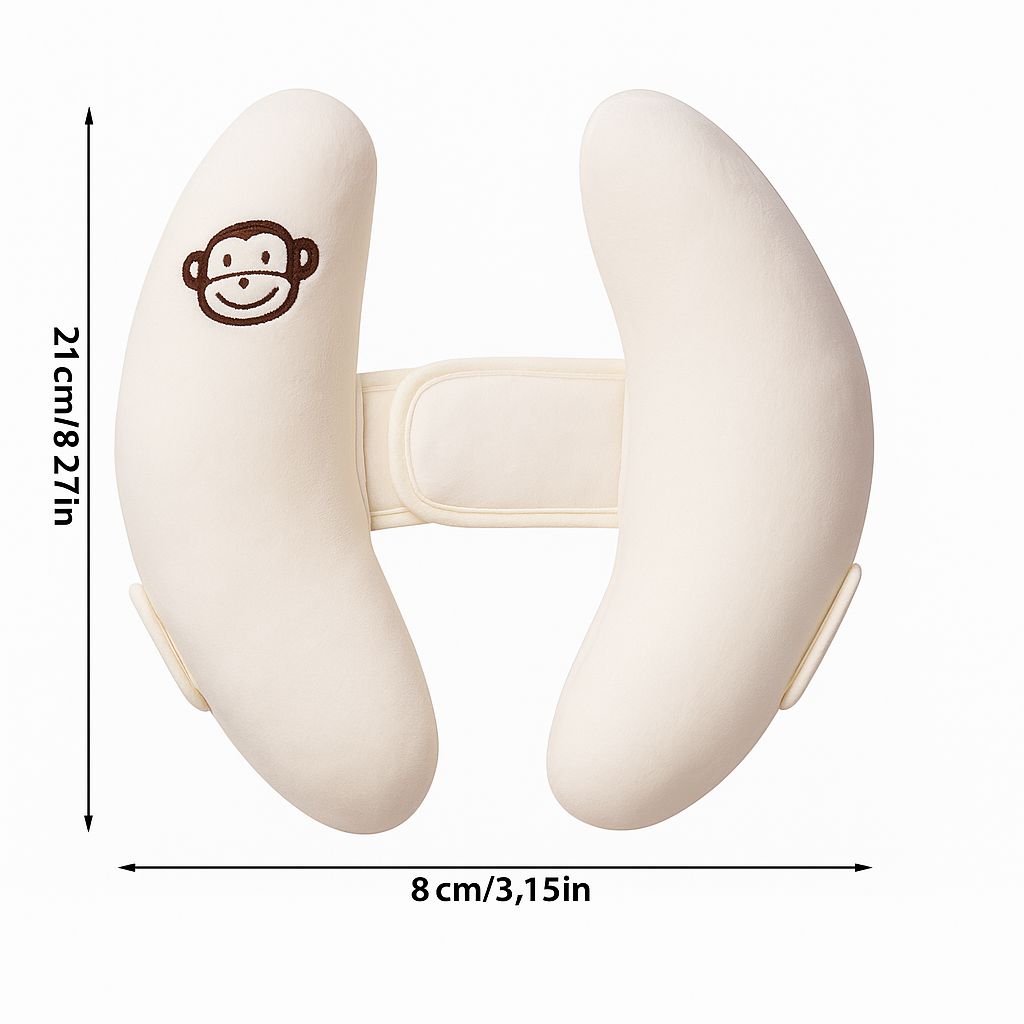 Ergonomisk Bananpude til Børn – Blød Støtte og Tryghed