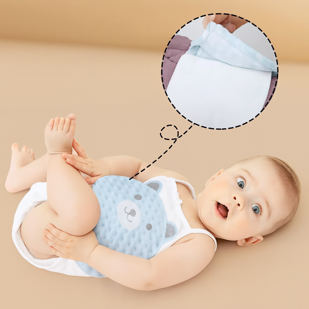 Naturlig Värmekudde för Baby – Lindrar Magbesvär