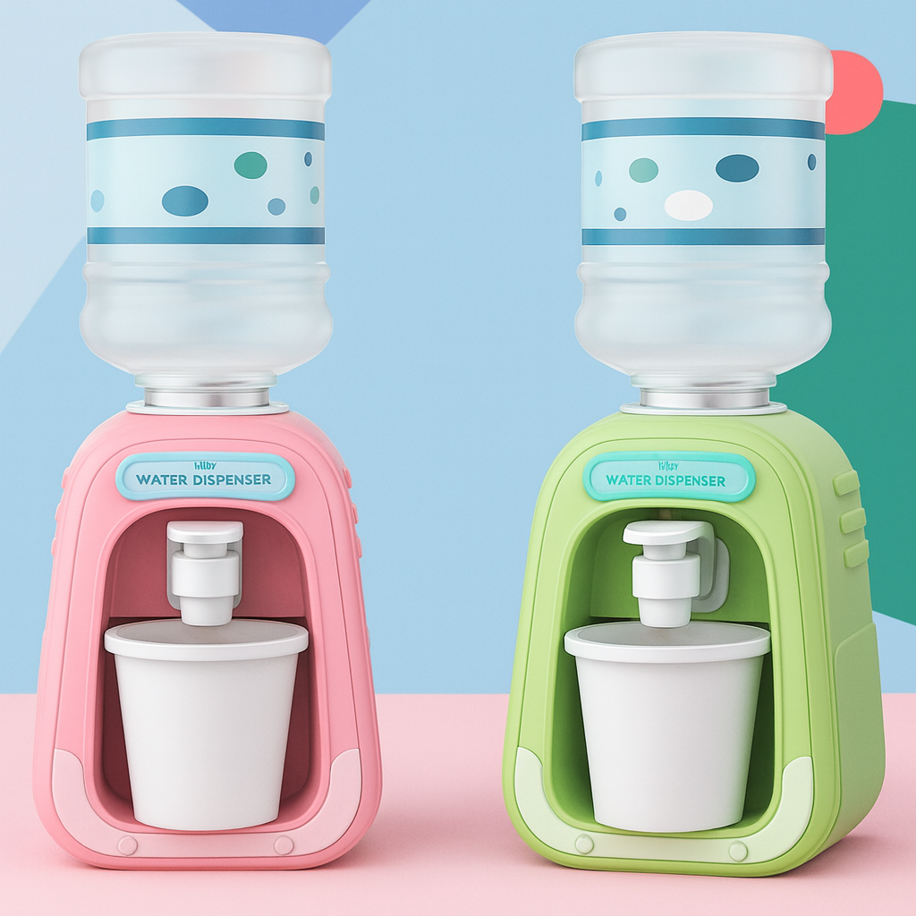 Sjov Børnevanddispenser med Tegneserie Design – Lær & Leg