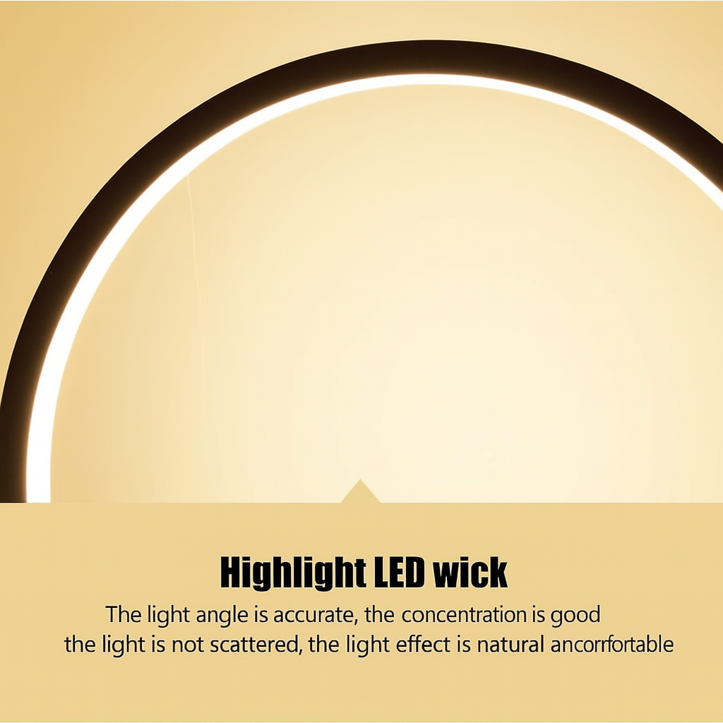 Minimalistisk LED Bordlampe med Touch – Stilfuld & Energibesparende