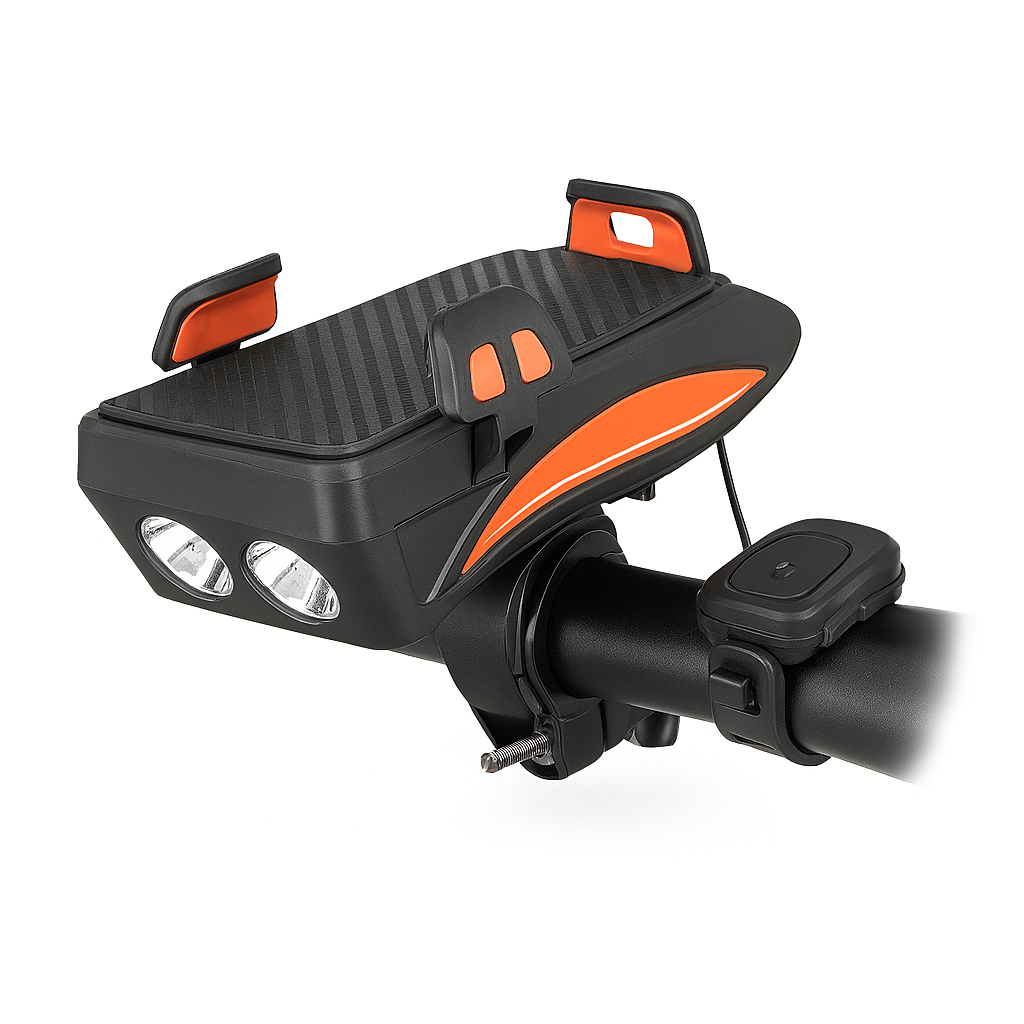 Cykelholder med Powerbank & LED-lys - Alt-i-en Løsning