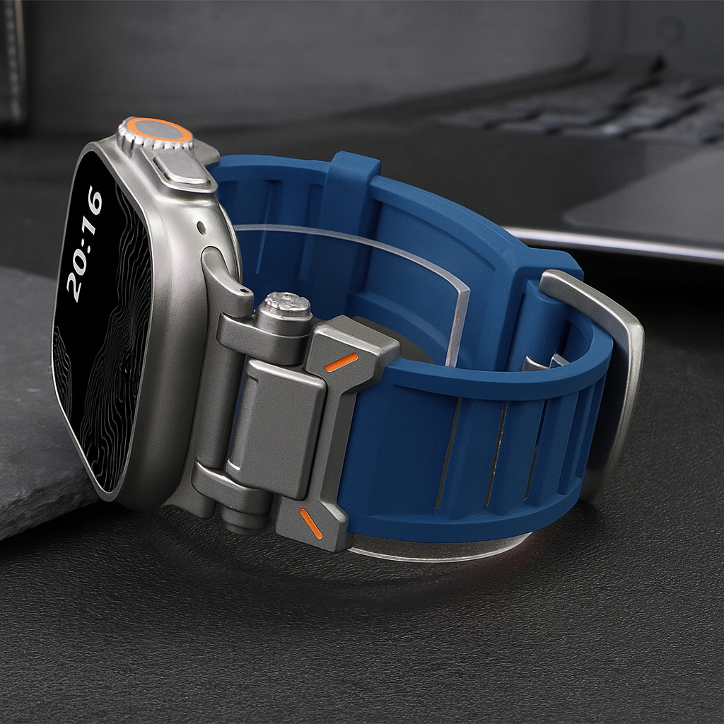 3D Silikone Urrem til Apple Watch – Komfort & Stil
