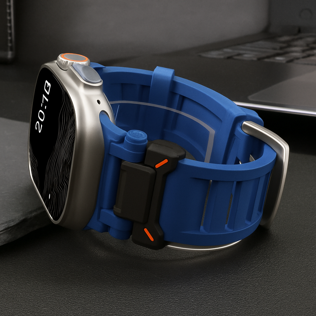 3D Silikone Urrem til Apple Watch – Komfort & Stil