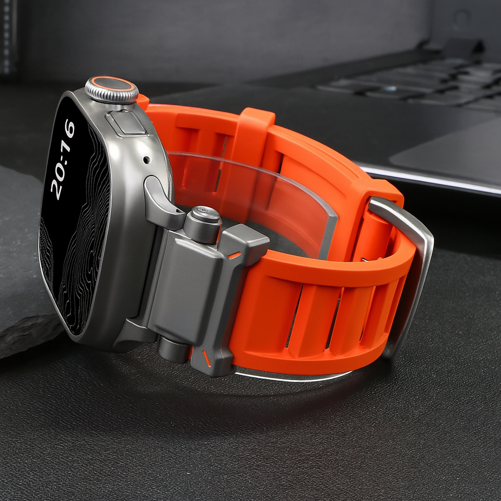 3D Silikone Urrem til Apple Watch – Komfort & Stil