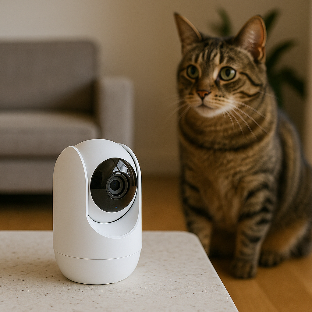 Smart 360° Kamera til Kæledyr - Tryghed og Overvågning