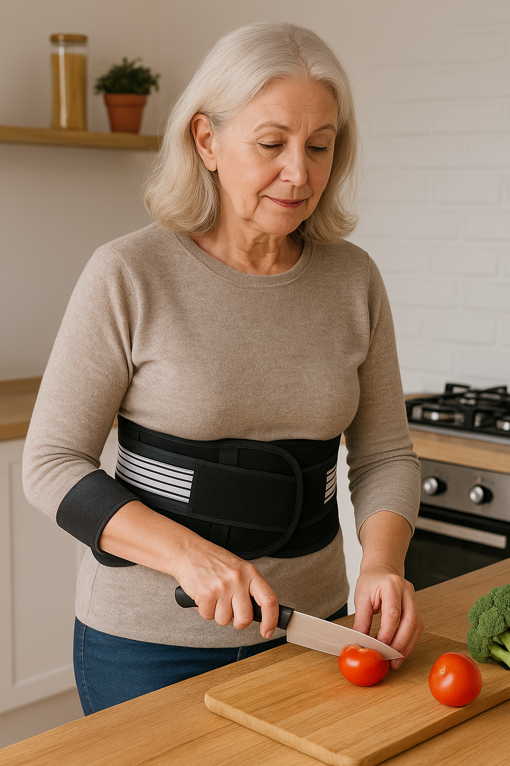 Ergonomisk Rygstøtte for Optimal Holdning og Komfort