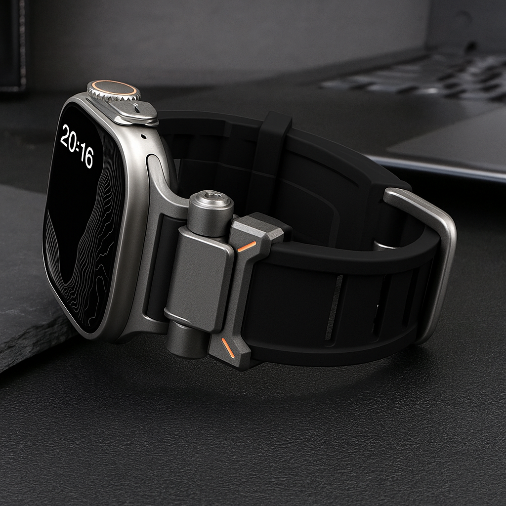 3D Silikone Urrem til Apple Watch – Komfort & Stil