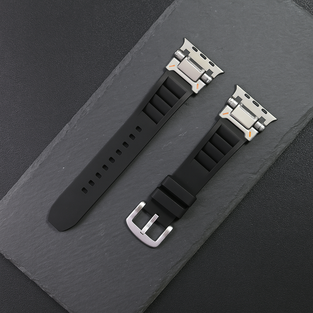 3D Silikone Urrem til Apple Watch – Komfort & Stil