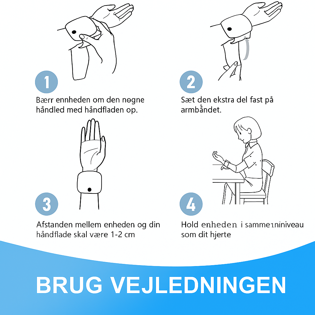 Precision Blodtrycksmätare med Bluetooth & Arytmidetektering