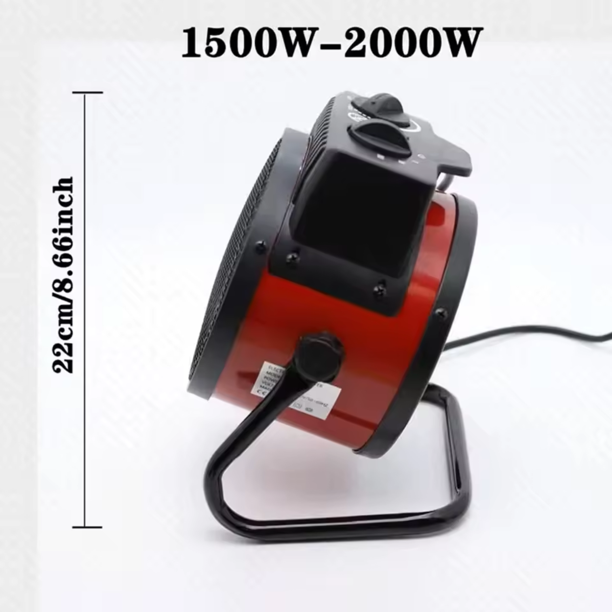 Kraftfuld Elektrisk Varmer 1500W/2000W/3000W til Udendørsbrug